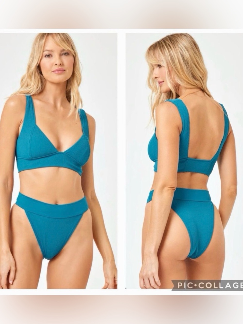L*Space Hailey Bikini Top & Lola Bikini Bottom, S